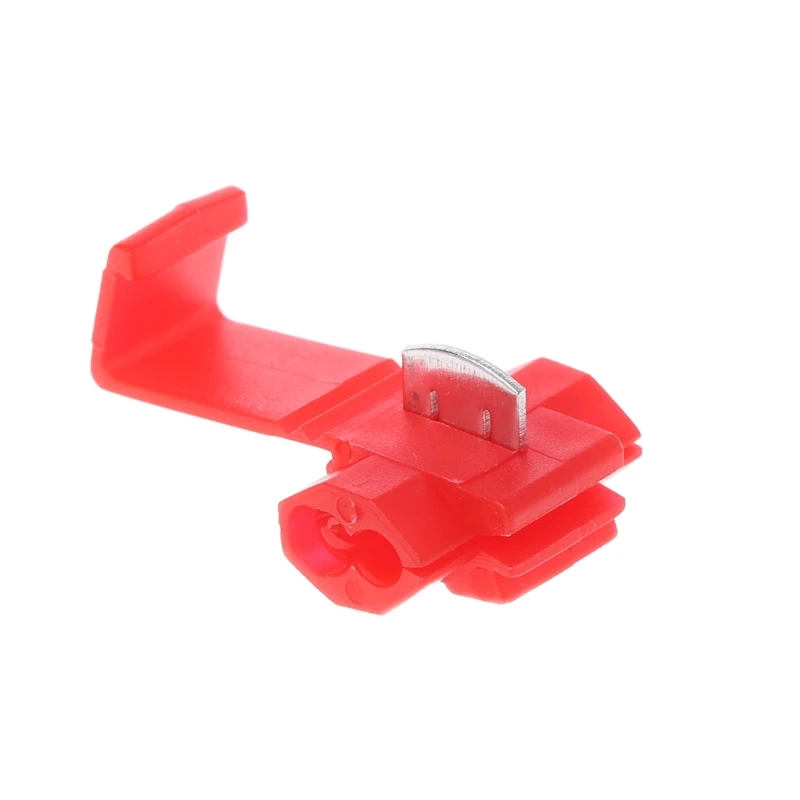 

New Auto 10pcs 2 Pin T Shape Wire Cable Connectors Terminals Crimp Lock Quick Splice Car Audio Kit Tool
