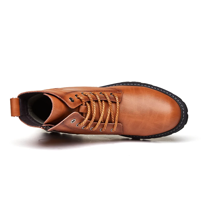Fine Zero/ г.; мужские зимние ботинки на меху; мужские повседневные весенние ботильоны