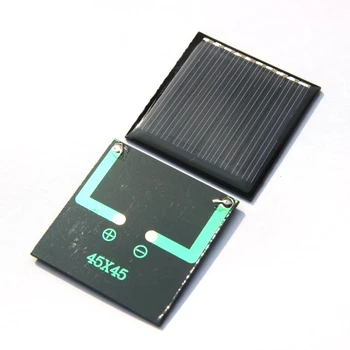 

BUHESHUI Wholesale 500PCS 0.25W 5V Min Solar Panel Polycrystalline Solar Cell Easy DIY Solar Toys/System Education Kits 45*45MM