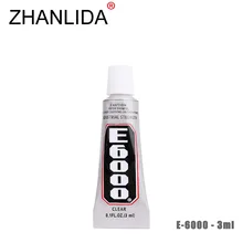 ZHANLIDA High Quality 3ML of E6000 Epoxy Resin Glue Fabric Rhinestone Jewelry Crystal Crafts Glue Gun