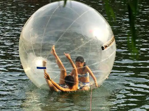 2 м ТПУ надувной шар для ходьбы по воде водный шар Зорб большой надувной шар Зорб воздушный шар надувной танец водный шар с Заводской ценой