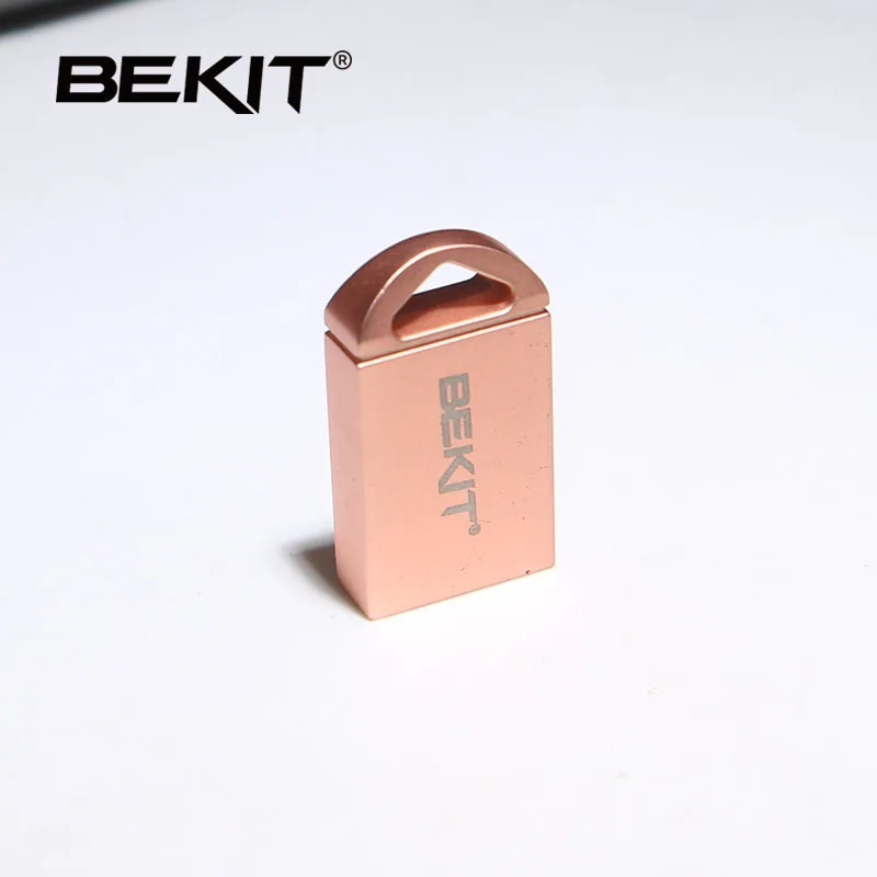 Bekit USB мини флеш-накопитель 8 ГБ/16 ГБ/32 ГБ/64 ГБ/4 ГБ флеш-накопитель металлический флеш-накопитель флеш-диск USB 2,0 карта памяти USB диск 1 ГБ/2 ГБ - Цвет: ROSE