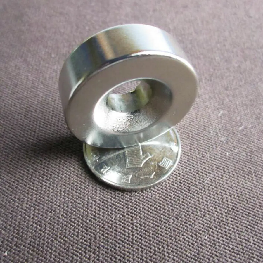 

1pc Strong Ring Magnet D:30*10mm Countersunk Hole:10mm Rare Earth Neodymium Magnet N50 30*10-10mm