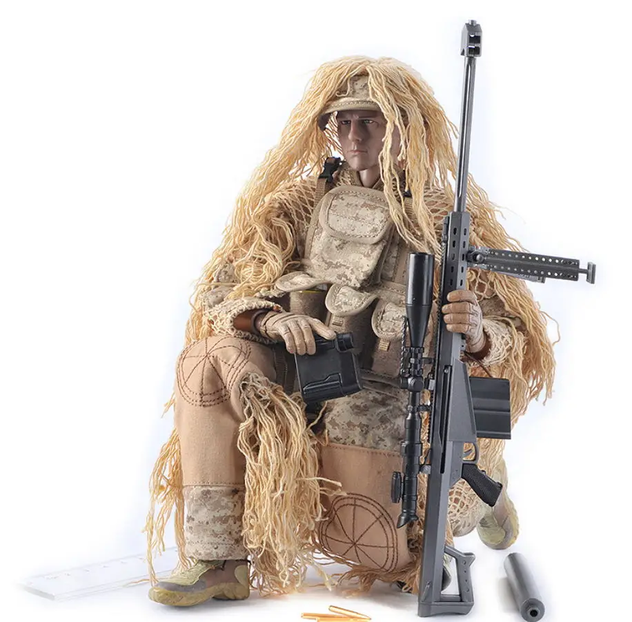 Моделирование военных 1:6 масштабе снайперские фигурки кукла 12 дюймовый