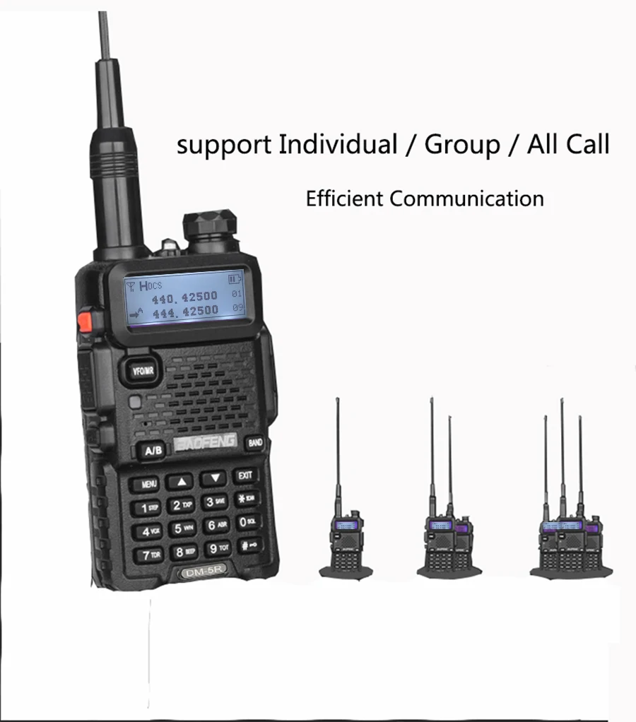 Приемопередатчик Cb Radio Ham Hf DSP обновленная рация Baofeng Dm 5r Dmr с шифрованием для Motorola