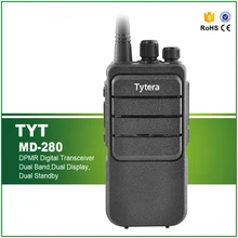 Excellent Quality 100% Original TYT Mobile Digital Radio MD-280 UHF DMR Amateur Walkie Talkie with Cable