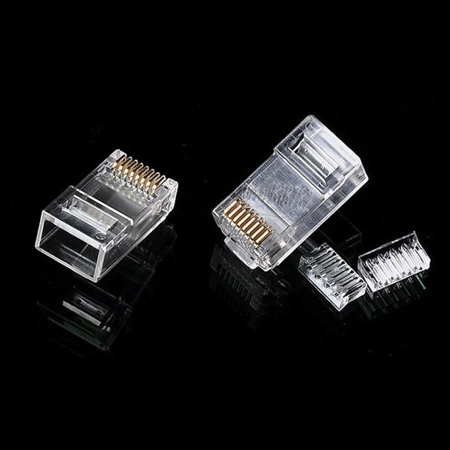 Разъем xintylink rj45 разъем кабеля ethernet cat6 неэкранированный сетевой штекер rj 45 utp 8p8c