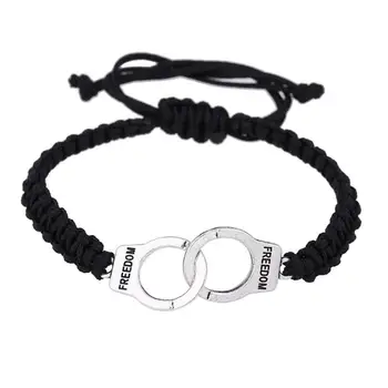

Vintage Adjustable Handmade Bracelet Men Jewelry Handcuffs Charm Bracelet for Women Accessories Friendship Girl Couple Bracelets