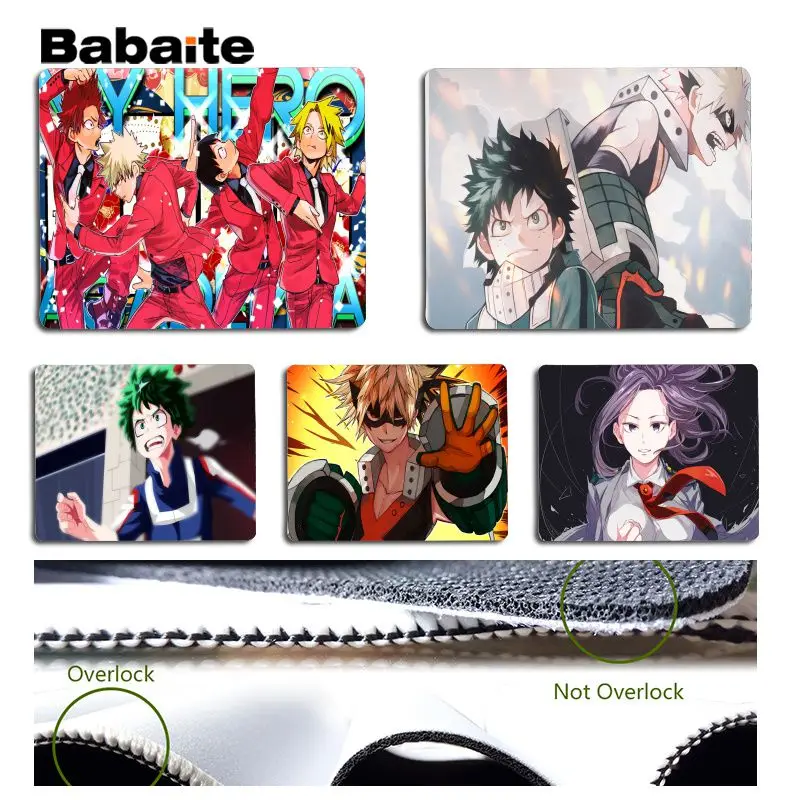 Babaite My Favorite Boku No Hero Unique Desktop Pad Game Mousepad Size for 18x22cm 25x29cm Rubber Mousemats | Компьютеры и офис