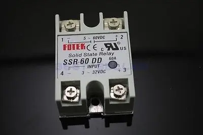 1 шт. твердотельные реле SSR-60 DD DC-DC 60A 3-32VDC/5-60VDC