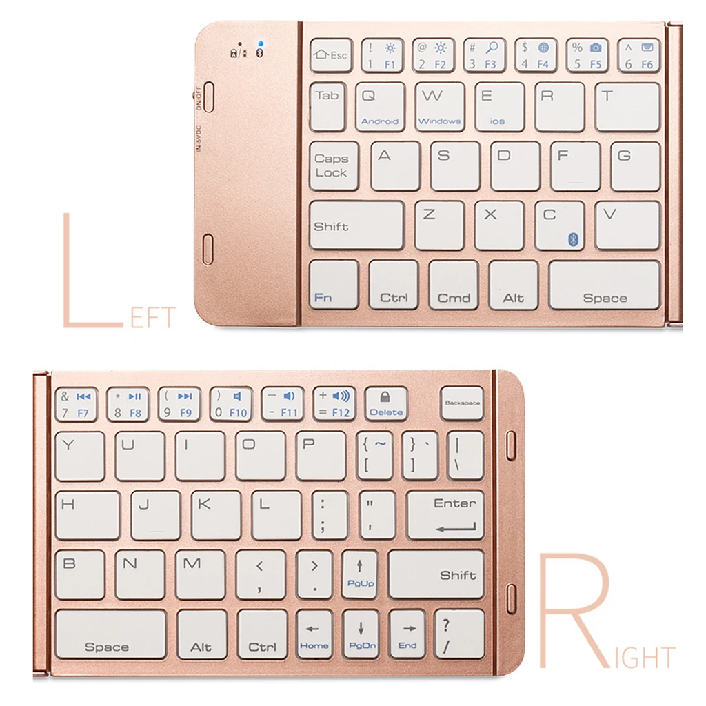 Mini Foldable Wireless Keyboard for Phone Tablet 