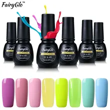 FairyGlo 7 мл светильник серии лак для ногтей замачиваемый УФ-гель лак Полупостоянный дизайн ногтей Vernis a Ongle Гибридный лак краска геллак