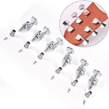 

6pcs Guitar Tuning Pegs Tuner Machine Heads Guitar Sealed Small Peg Tuning Pegs for Acoustic Electric Guitar Parts Accessaries