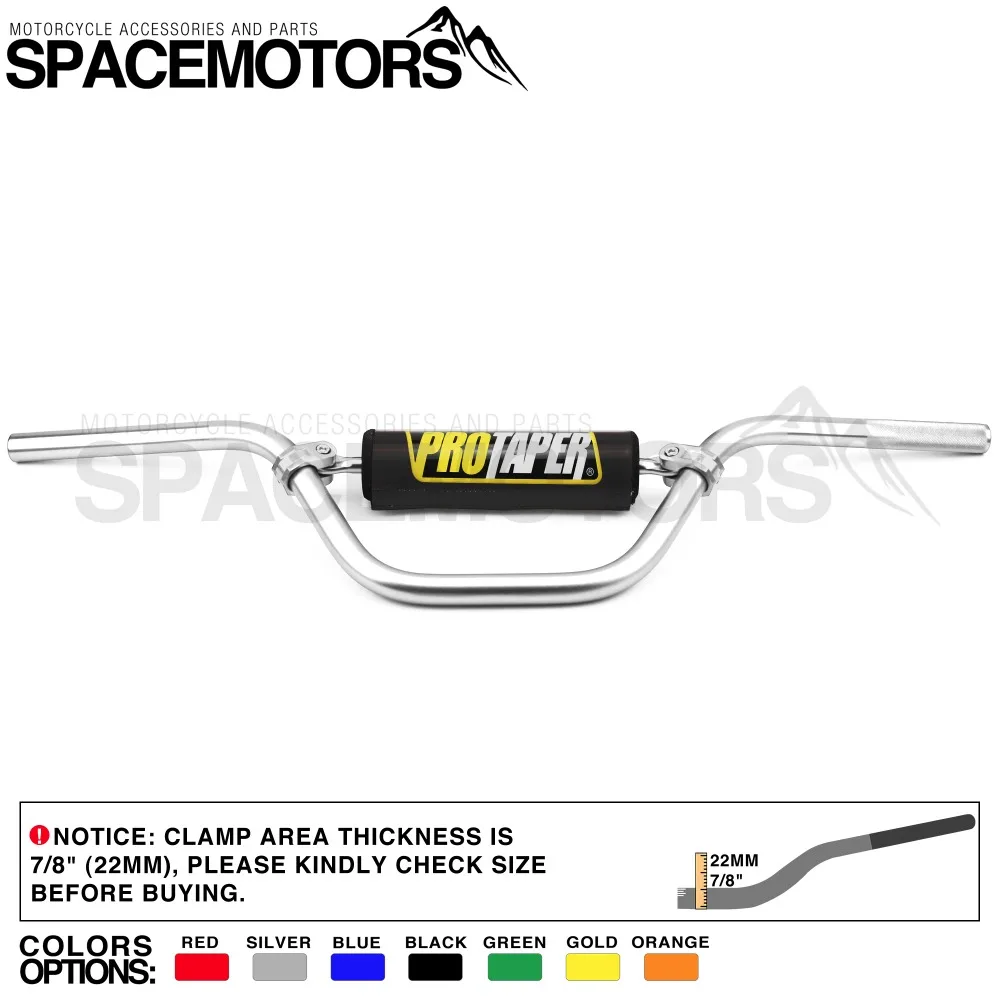 MX ProTaper бар 7075 Алюминиевый сплав руль длина 735 мм Диаметр 22 мм 7/" высокий мотоцикл EX EXC SX SXF KTM Dirt PitBike