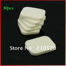 12 шт./лот, мягкая губка для лица, макияж, косметическая пудра, пуховка