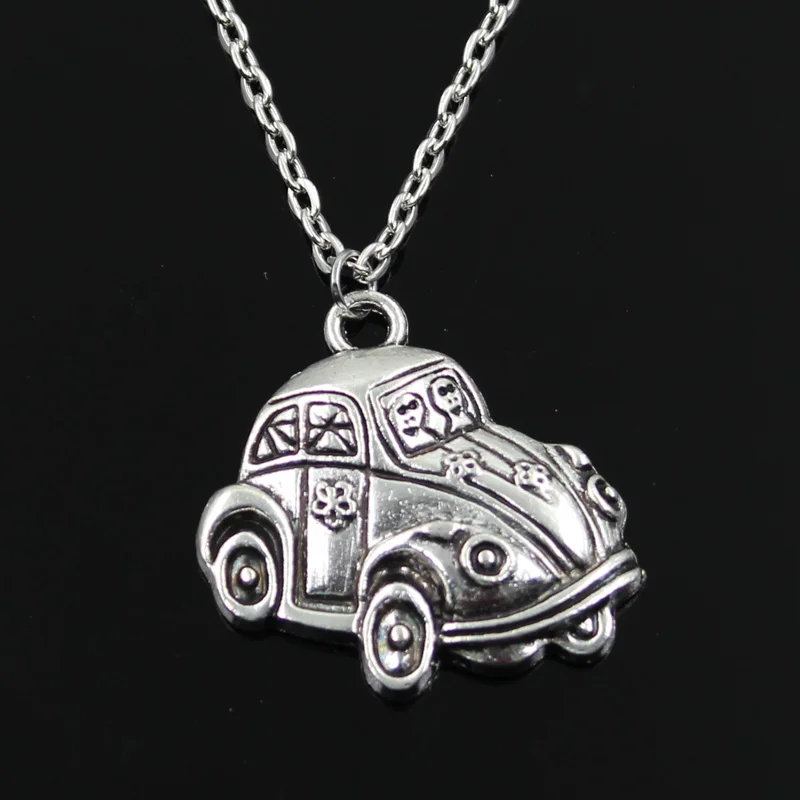 new fashion retro classic cars Pendants round cross chain short long