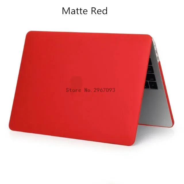 Матовый чехол для macbook Air Pro retina 11 12 13 15 дюймов разных цветов серый фиолетовый