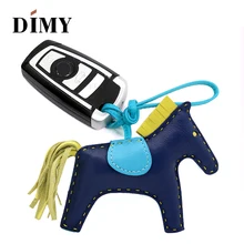 Premium Lambskin Leather Horse Ornament Women's Bag Charm Handcraft Handbag Equestrian Purse Charm Holder Car Decoration Pendant latest fashion genuine leather rodeo pony charm for women s bag new horse bag charm 2 side bicolor pm 13 10 cheap purse charm