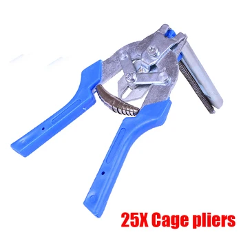 Best 25Pc Rabbits Chicken Poultry Animal Cages Pliers Installation Pliers Tie Cage Clamp Bird Rabbit Cage Installation Tools Wholesal