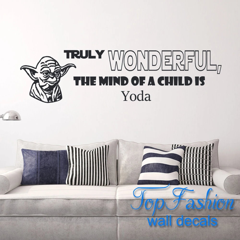 Star Wars Quote Wall Decals Truly Wanderful Sayings Decor Vinyl Wall