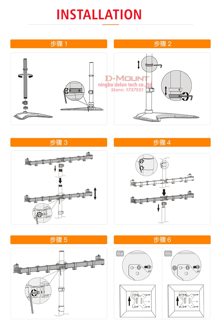 four screen 360 rotate big base full motion 10"-27" 8kg lcd tv table mount 4 monitor desktop support screen bracket stand holder