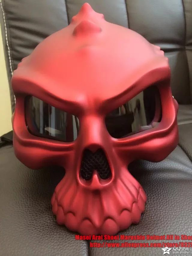 2014 Cool Helmet Designs Matte Red MASEI Half Helmet Motorcycle Helmet