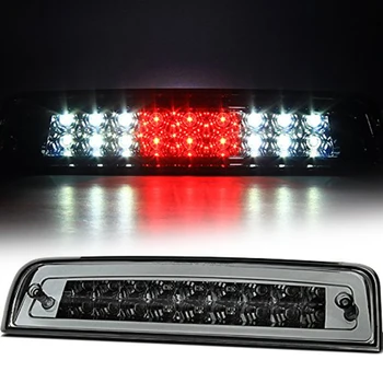 

Car Rear Tail Third Brake Light Assembly Chrome LED High Mount Brake Stop Warning Lamp Set for Dodge Ram 1500 2500 3500