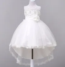 2017 nuevos disfraces para niños niñas vestido de baile de boda cuhk Tong color flor vestido para niños ropa de bebé(China)