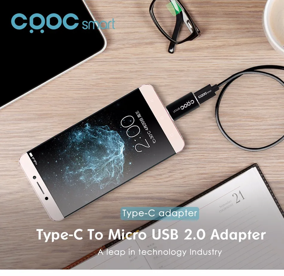 CRDC USB OTG type-C адаптер USB 2,0 конвертер Micro USB OTG металлический type C для Macbook Xiaomi 5S mix huawei Letv LeEco Le X720 и т. д