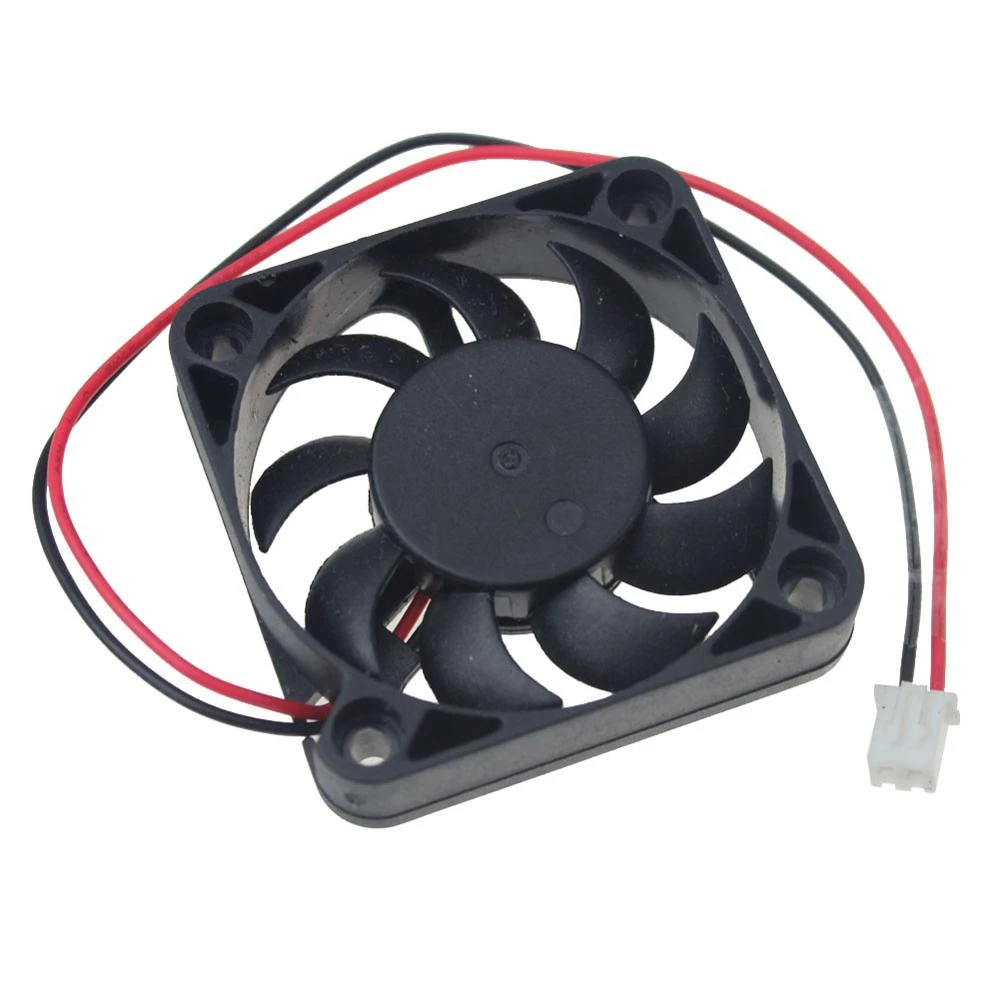 5cm 50mm 50x50x10mm 12V Brushless PC CPU Case Cooling Cooler Fan 2pin 9blades