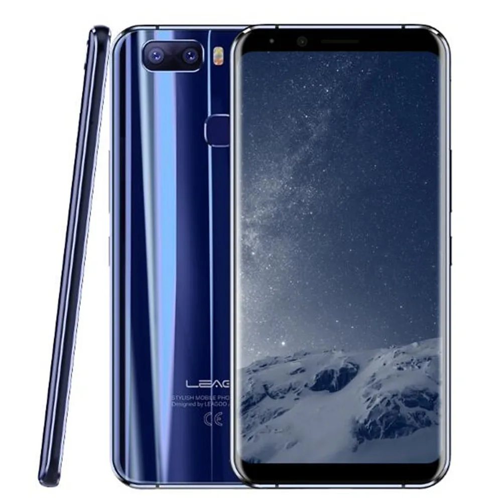 LEAGOO S8 Pro 5.99 Inch FHD+ Bezel-Less 18:9 2160*1080 Android 7.1.1 MTK6757 Octa-Core 4G 6GB+64GB 13MP+5MP 3050mAh Mobile Phone - Цвет: Dazzle Blue