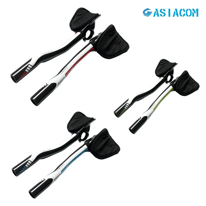 

The new authentic ASIACOM carbon fiber road car long-distance rest handle / TT handle / dead fly TT vice / rest the color standa