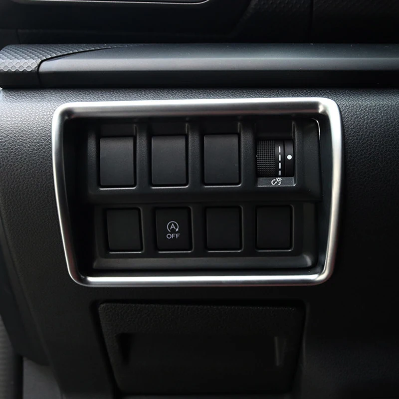 For Subaru Forester SK 2019 ABS Plastic font b Interior b font Headlight Lamp Adjustment Cover