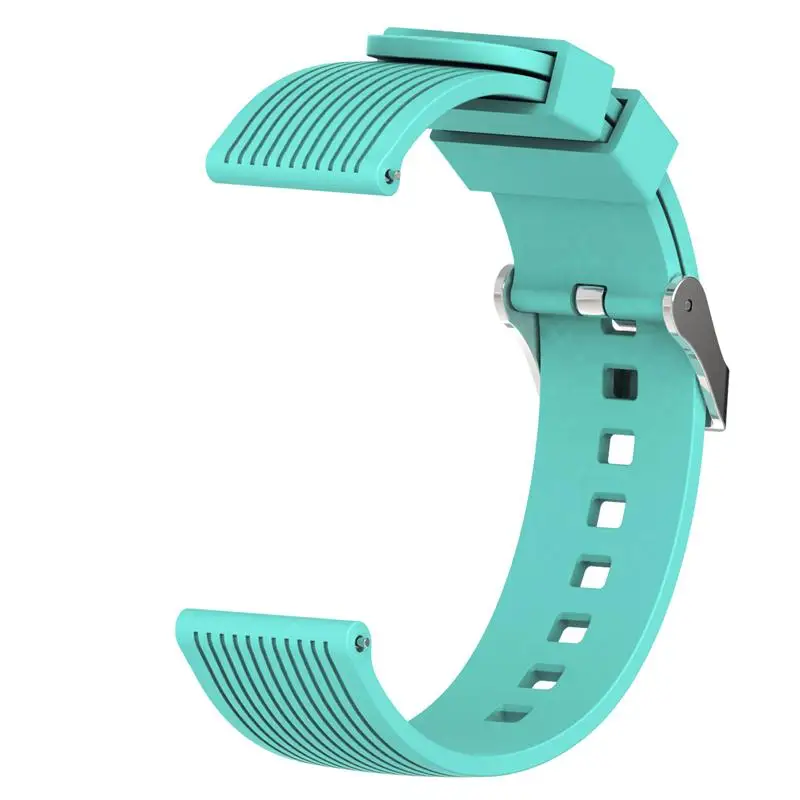 Спортивный силиконовый ремешок для samsung Galaxy Watch 42 мм ремешок мягкий сменный Браслет Для Xiaomi Huami Amazfit Bip 20 мм аксессуары - Цвет: Зеленый