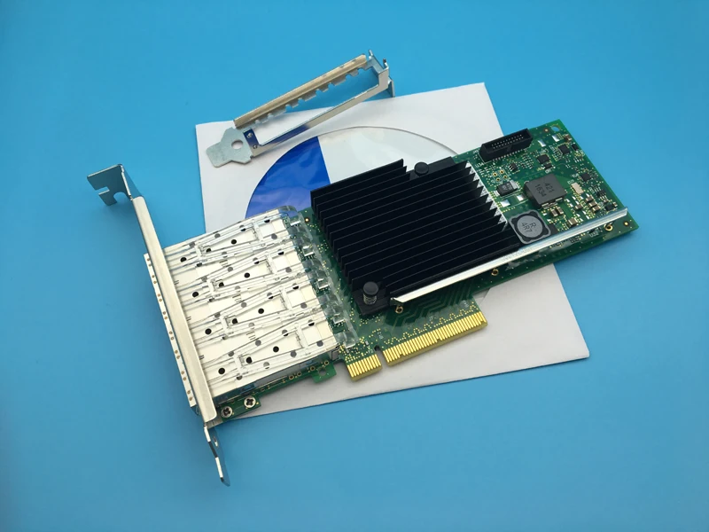 4 портовый 10 гигабитный Ethernet NIC X710 DA4 X710DA4 сетевой адаптер конвергентного