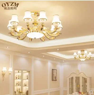 

European style living room chandelier modern minimalist living room home hall restaurant bedroom lighting