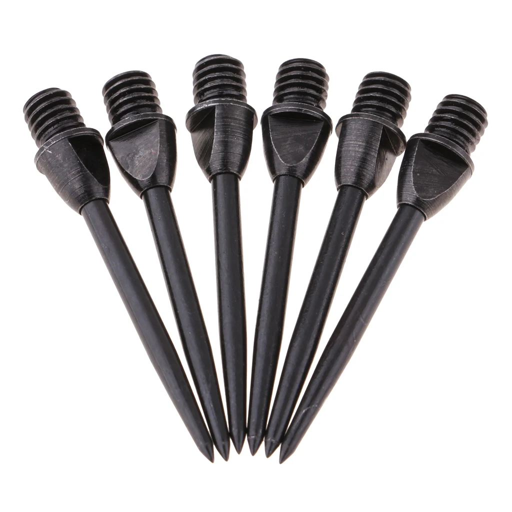6Pcs Harrows Darts Steel Converter Points Soft Tips Replacement 2BA Thread Used for Steel Tip Darts Dart Accessories
