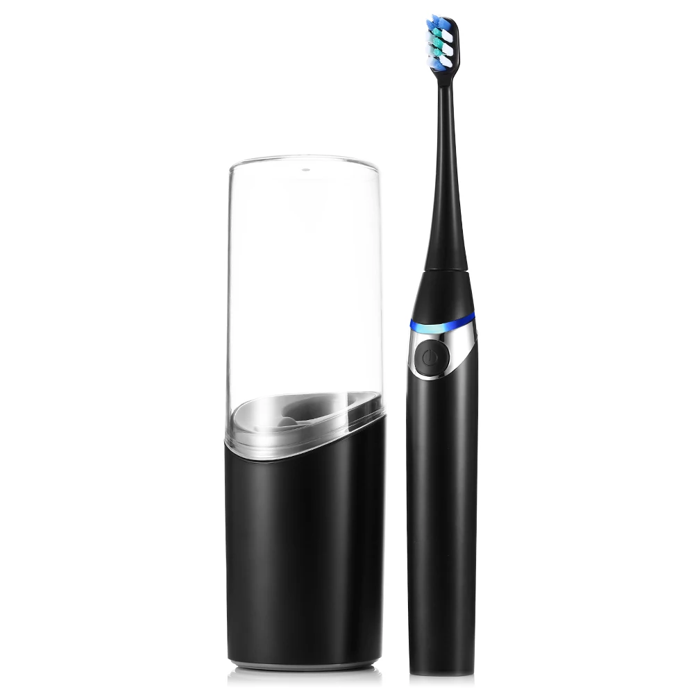 

Lebiyu UW - 01 Rechargeable Portable Sonic Electric Toothbrush USB Waterproof 31000 Vibrations Deep Clean With UV Sanitizer Z30