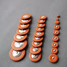 25 шт. Профессиональный из овечьей кожи колодки Alto саксофон Pad аксессуар коричневые новые