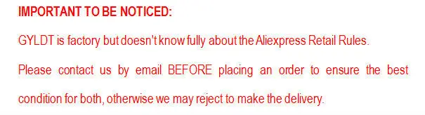 Aliexpress Notice