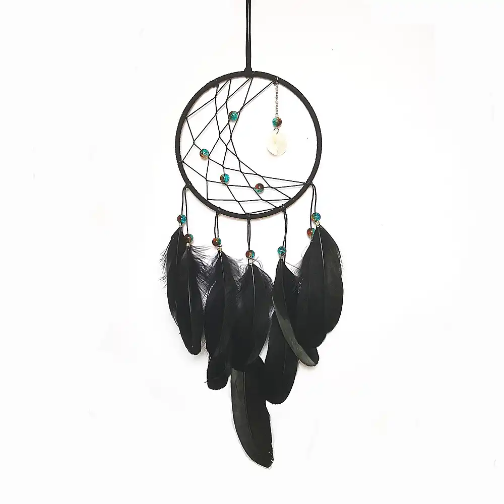 Atrapasuenos De Luz De Led Decorativo De Media Luna India Hecho A