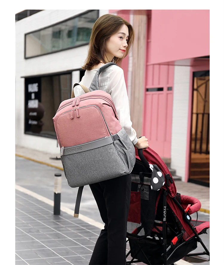 New Mummy Diaper Bag Usb Large Capacity Maternity Backpack Waterproof Travel Baby Stroller Bag For Mom Multifunctional Nappy Bag (19)