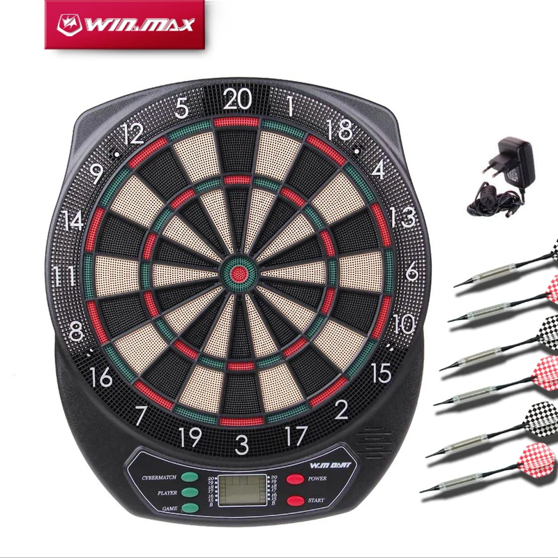 Entertainment Games Electronic Dartboard Game Set LCD Display Automatic Scoring