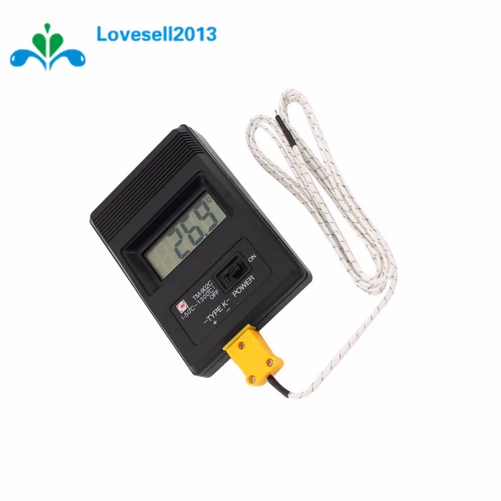 

TM902C LCD K Type Thermometer Temperature Meter Probe+ Thermocouple Probe NEW