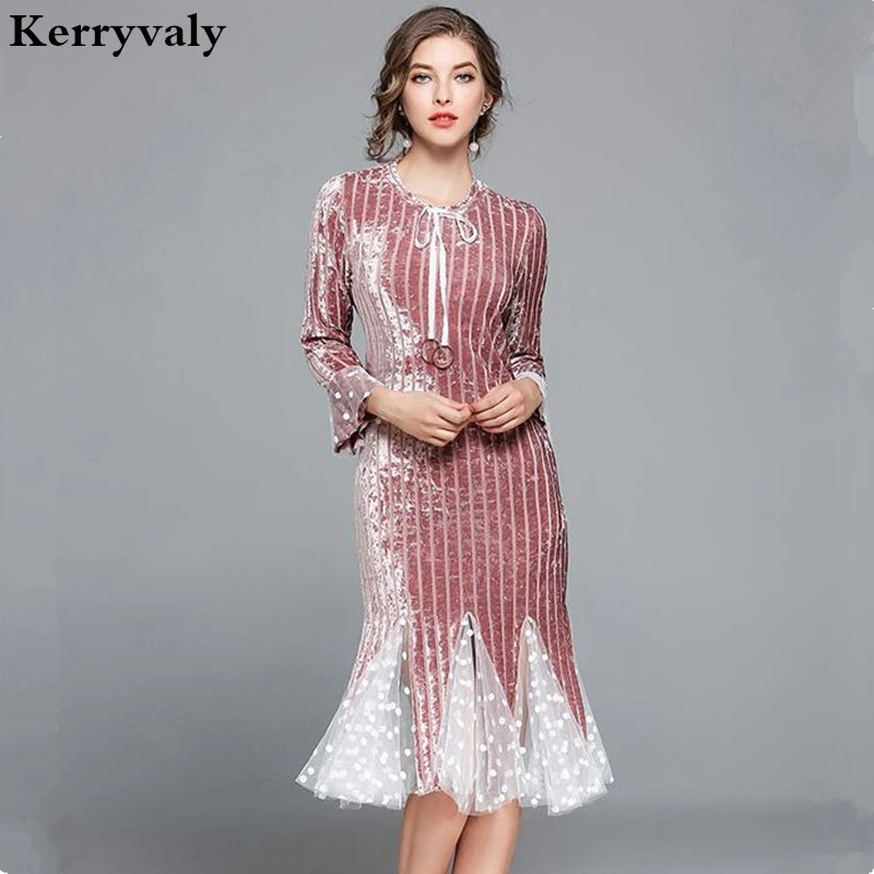 velvet dress aliexpress