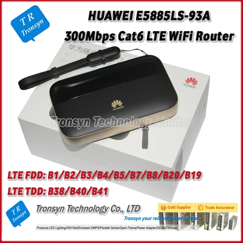 HUAWEI E5885LS-93A 300 Мбит/с 4G LTE мобильной точки доступа Wi-Fi Поддержка B1/B2/B3/B4/B5/B7 /B8/B20/B19