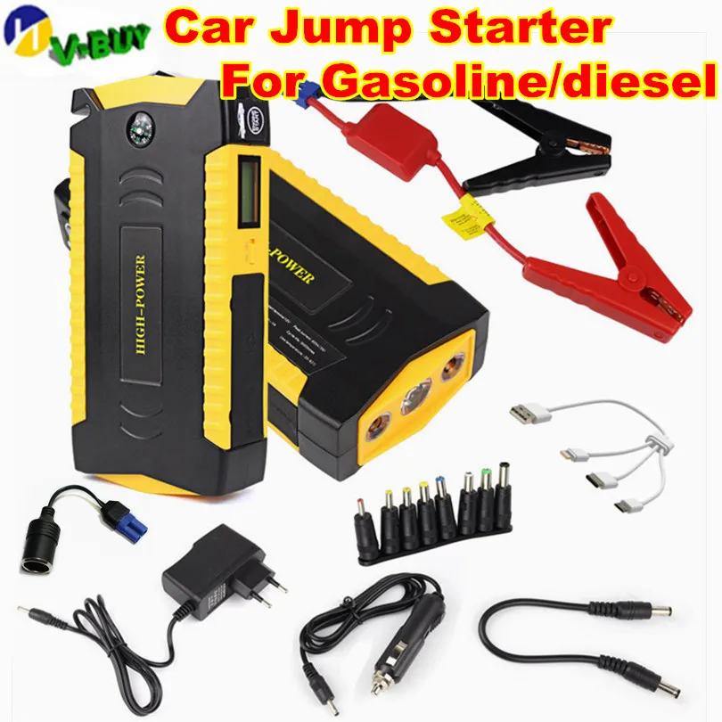 

Newest Super Good Function Car Jump Starter 16000mah Auto EPS Emergency Power Car Charger for Petrol and Diesel Cars Booster