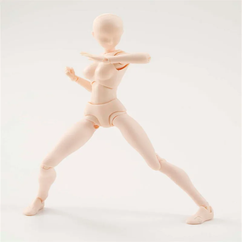 

Haocaitoy SHF S.H.Figuarts Female Skin Color Figma Movable Figma PVC Action Figure Model Doll Toys