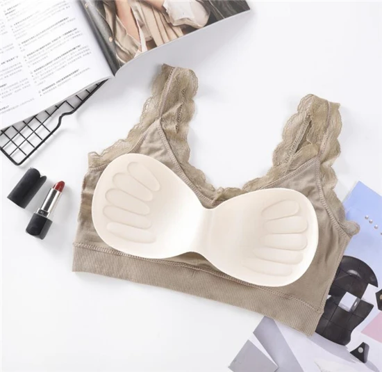 Модный кружевной бюстгальтер с оборками beauty Back Бесшовные бюстгальтеры для женщин без стальных колец бюстгальтер Nderwear