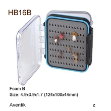 Aventik пластиковый водонепроницаемый fly fishing двухсторонний прозрачный водонепроницаемый кейс для рыбалки fly fishing Box FLY BOX снасти коробка